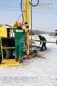 бурение скважин зимой